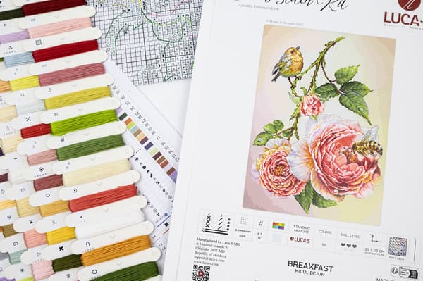 Broderisett Luca-S B7053 - "Frokost" 25x35 cm