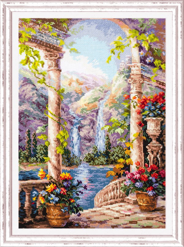 Broderikit Magic Needle "Fantastisk udsigt" 27x40 cm