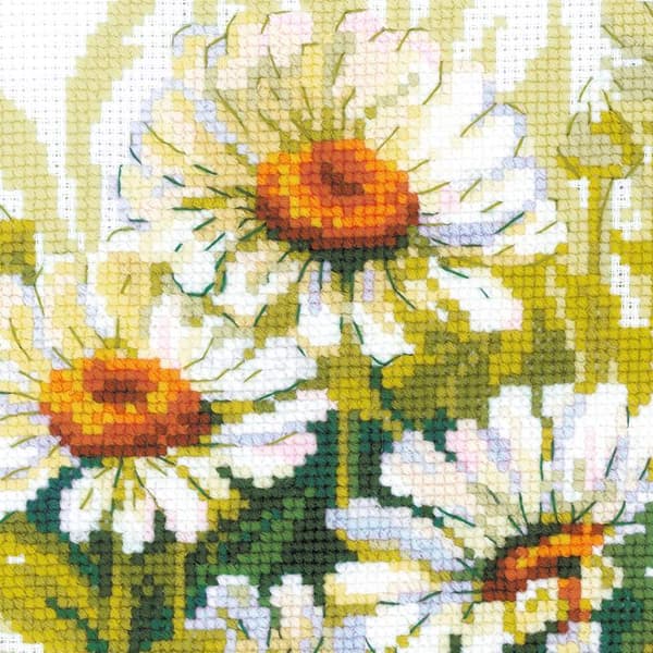 Broderikit Riolis "Kamille" 30x30 cm