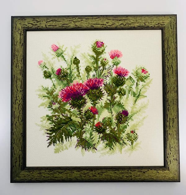 Broderikit Riolis "Tidsel" 30x30 cm