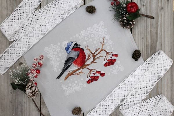Broderikit MP Studia "Vinterfarver" 23x19 cm