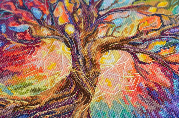Broderikit Abris Art "Universets centrum" 35x36 cm