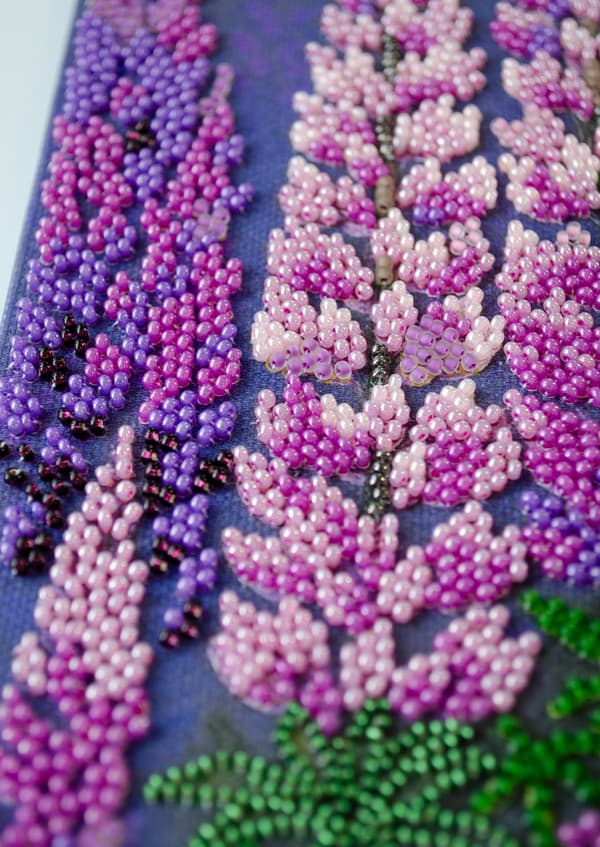 Perlebroderi Abris Art "Månens lys" 24x37cm