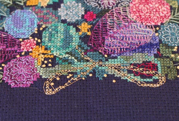 Broderikit Abris Art "Julgran" 19x22 cm
