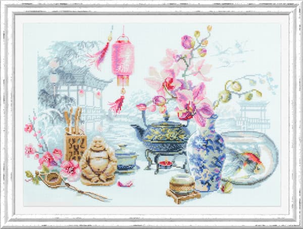 Broderikit Magic Needle "Orientalsk ro" 40x30 cm