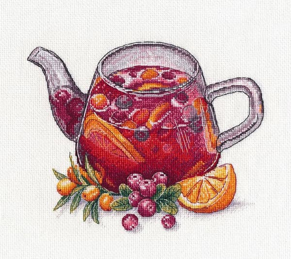 Broderikit Oven "Bärte" 20x16 cm