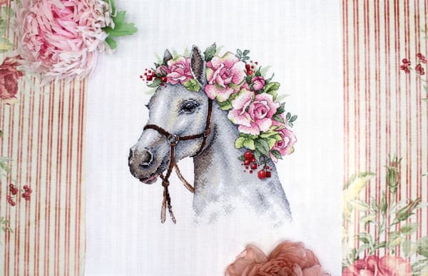 Broderisett MP Studia "Hest" 20x23 cm