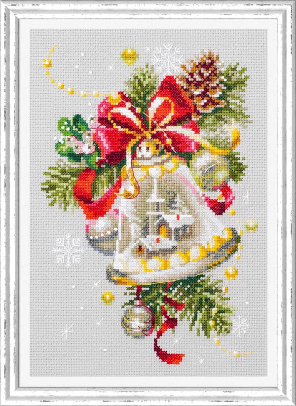 Broderikit Magic Needle "Julbjällra" 16x23 cm