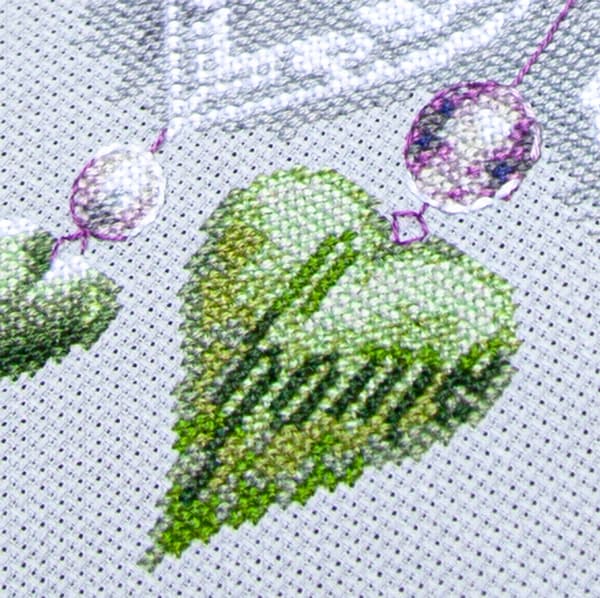 Broderikit Magic Needle "Blomsterdekoration" 27x23 cm