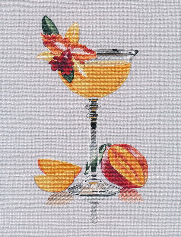 Broderikit Oven "Hede tropen" 18x24 cm