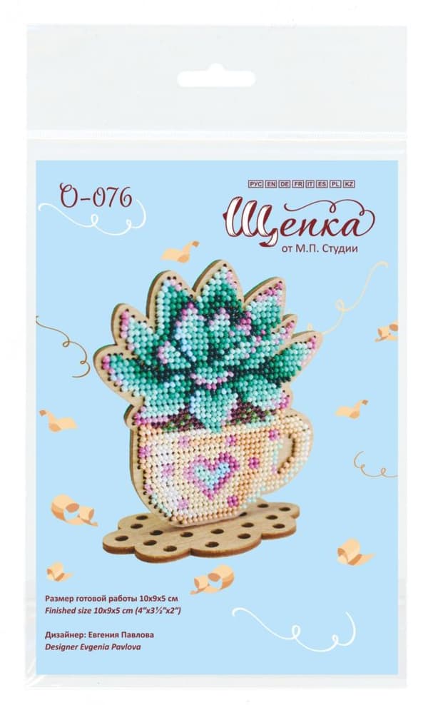 Broderikit med perler MP Studia "Romantisk dagdrøm" 9x10 cm