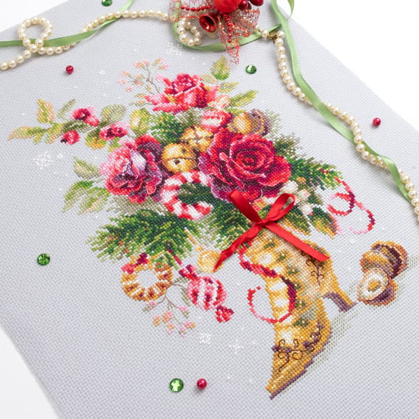 Broderikit Magic Needle "Julöverraskning" 17x27 cm
