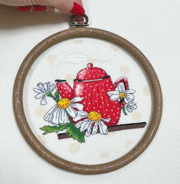 Broderikit Oven "Te-miniature" 15x15 cm