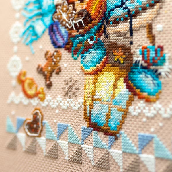 Broderikit Magic Needle "Julgodis" 17x27 cm