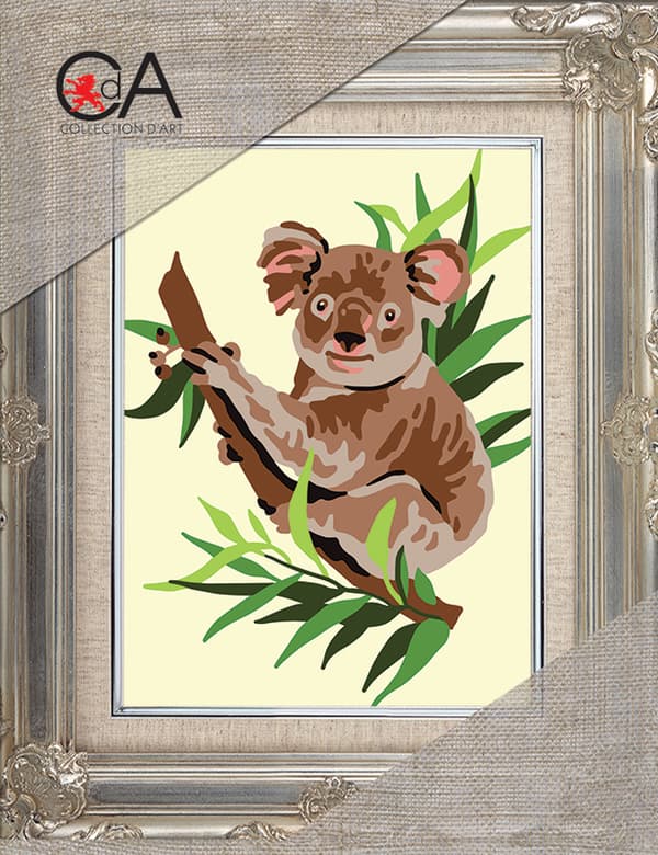 Kanavatyö Collection D`Art "Koala" 14x18 cm