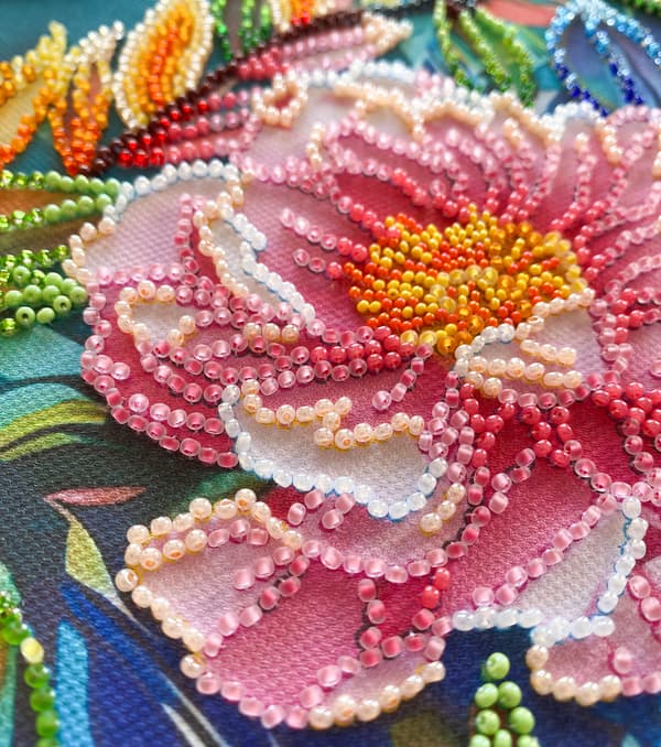 Perlebroderi Abris Art "Forårsbrus" 24x30 cm
