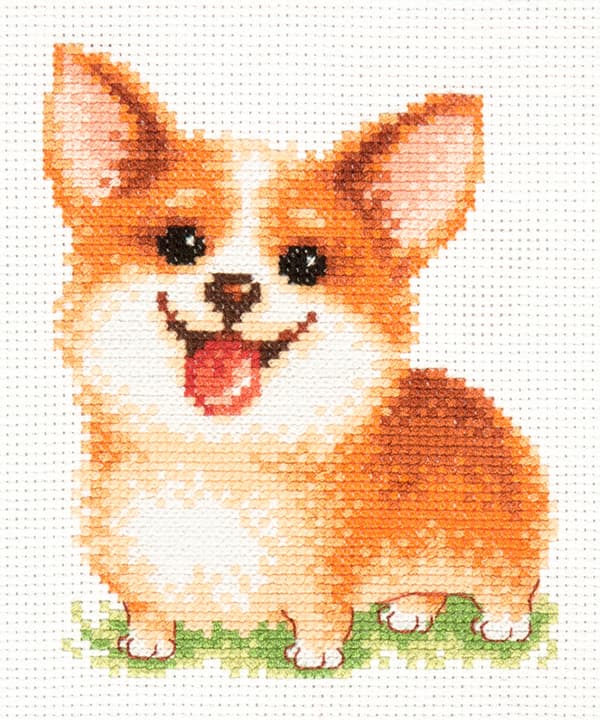 Broderikit Magic Needle "Behåll ditt leende" 10x13 cm