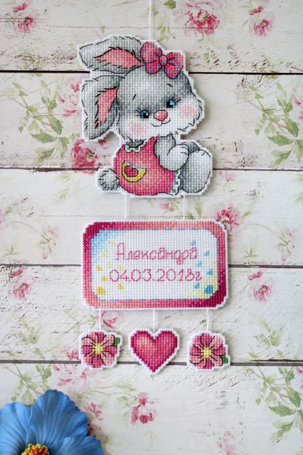 Broderikit Plastik Canvas MP Studia "Mors kanin" 10x22 cm
