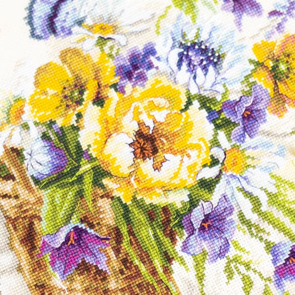 Broderikit Magic Needle "Sommerkurv" 38x28 cm