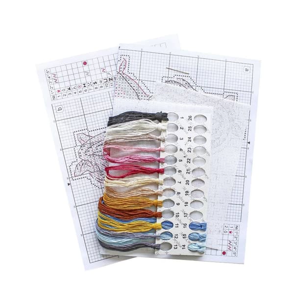 Broderisett Plastic Canvas MP Studia "Ellie" 10x17 cm