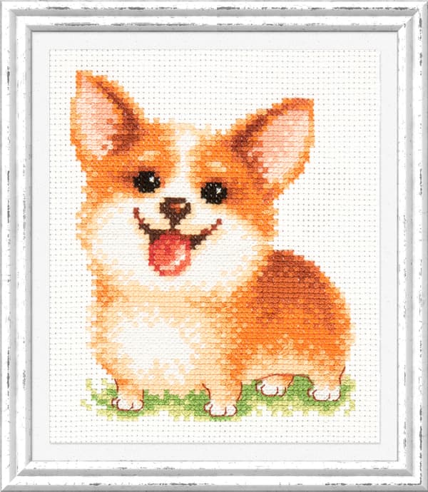 Broderikit Magic Needle "Behåll ditt leende" 10x13 cm