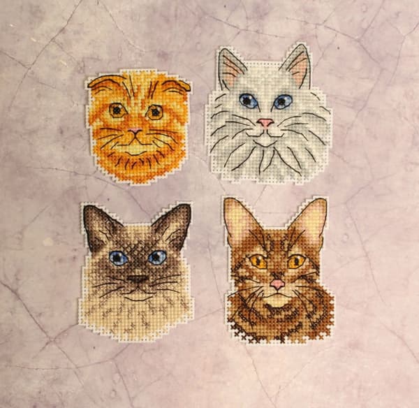 Broderikit Plastik Canvas MP Studia "Katte" 7x6 cm