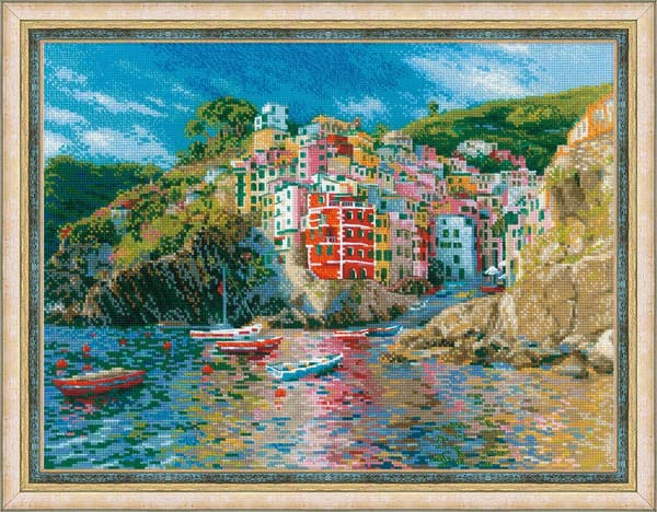 Broderikit Riolis "Ligurien" 40x30 cm