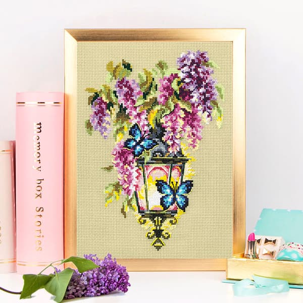 Broderikit Magic Needle "Kærlighedens lys" 17x23 cm