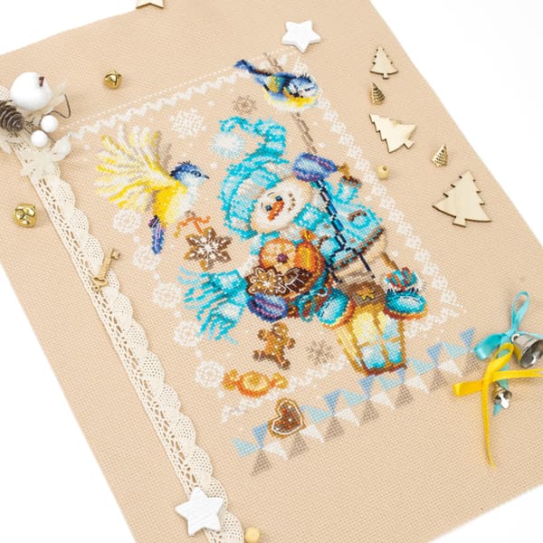 Broderikit Magic Needle "Julgodis" 17x27 cm