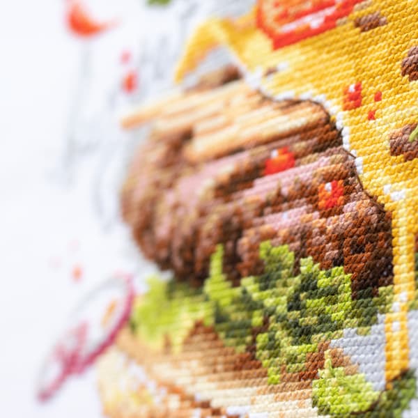 Broderikit Magic Needle "Hamburgarlunch" 19x22 cm