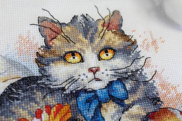 Broderisett MP Studia "Loddent rastløs" 23x18 cm