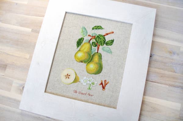 Broderikit Luca-S BL22420 - "Dåb-pære" 16x21,5 cm