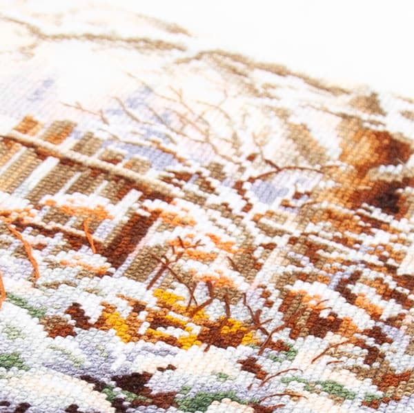 Broderisett Magic Needle «Vintergård» 27x20 cm