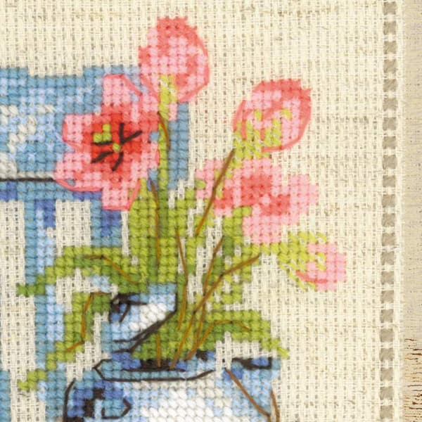 Broderikit Riolis "Stuehave. Forår" 20x30 cm