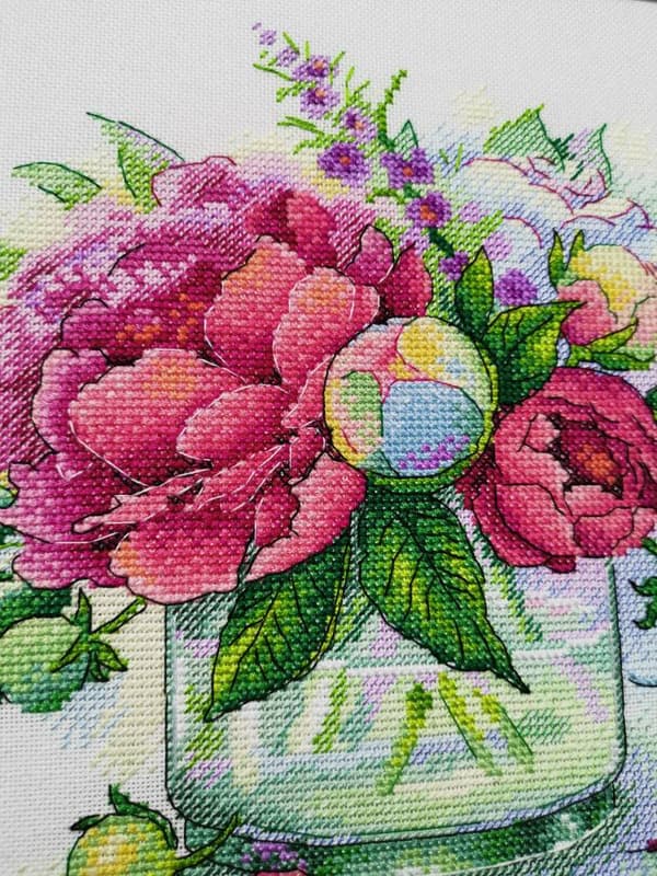 Broderikit MP Studia "Blød duft" 25x21 cm