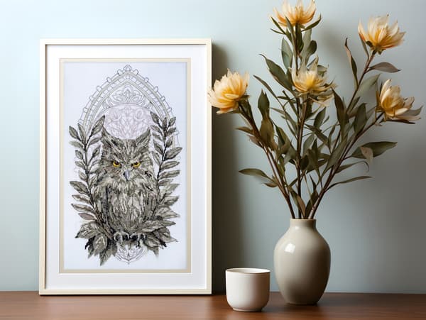 Broderisett Abris Art "Godnatthistorie" 20x34 cm
