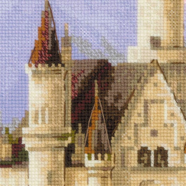 Broderikit Riolis "Neuschwanstein-slottet" 35x60 cm