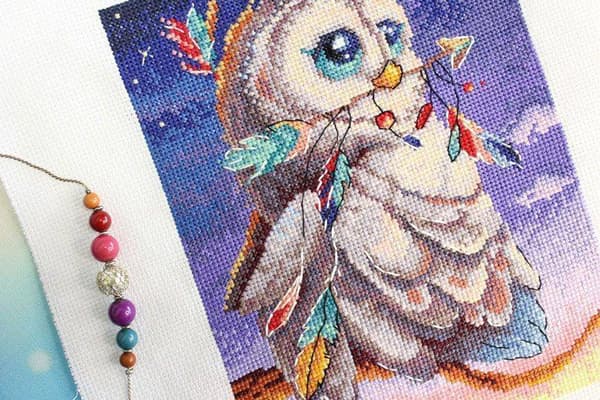 Broderikit MP Studia "På vakt" 14x20 cm
