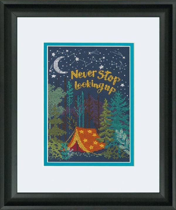 Broderisett Dimensions "Campingeventyr" 12.7x17.7 cm