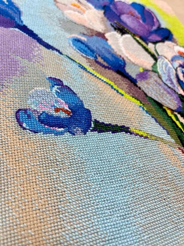 Broderikit Oven "De synger for dig" 21x30 cm