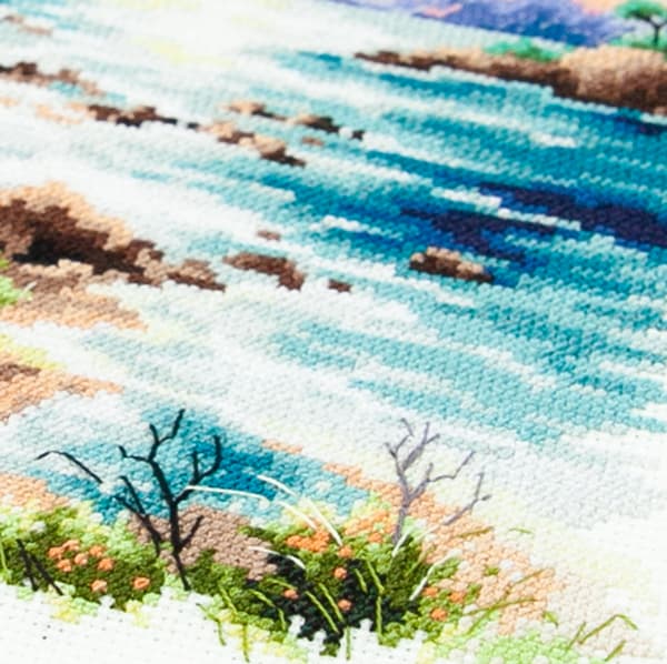 Broderikit Magic Needle "Lycka" 15x9 cm