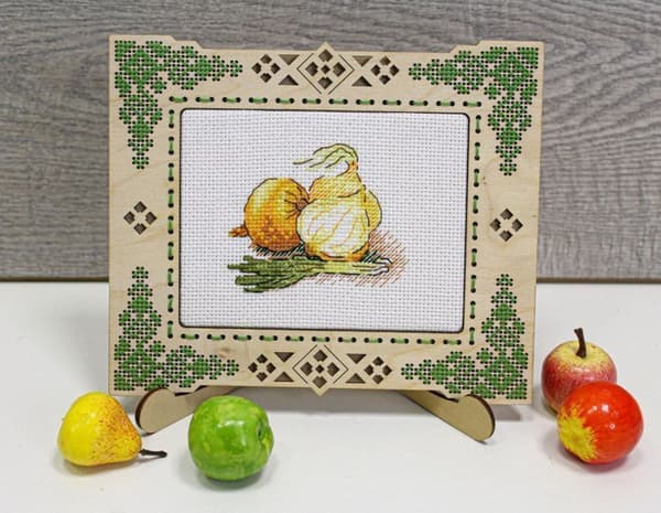 Broderikit MP Studia "Gylden løg" 8x7 cm