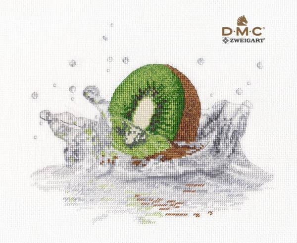 Broderikit Oven "Kiwi" 22x18 cm