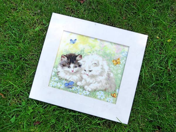 Broderikit LetiStitch LETI954 - "Sommerleg" 32x27 cm