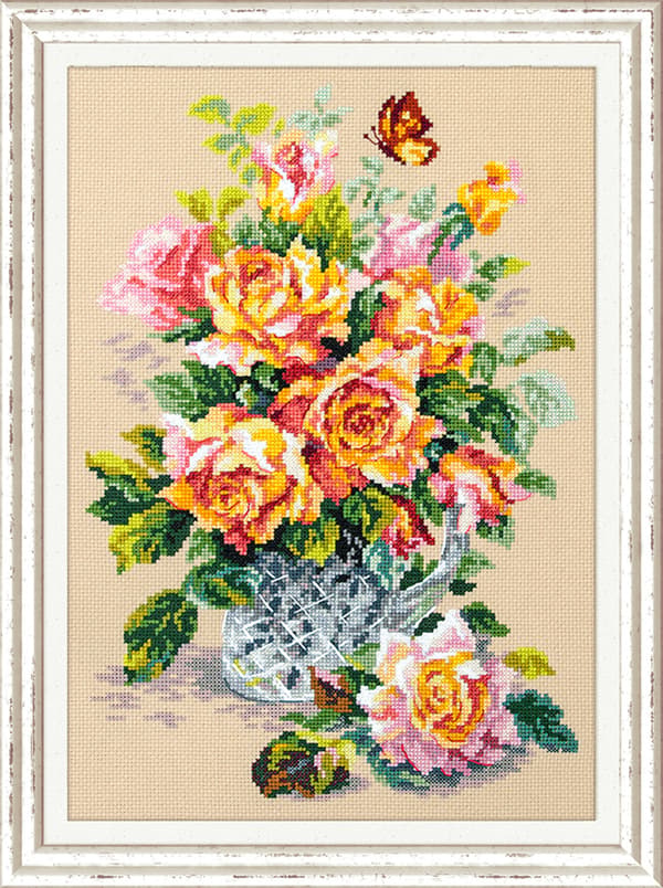Broderisett Magic Needle "Te-rosor" 24x34 cm