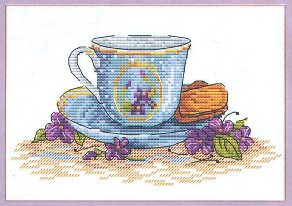 Broderikit MP Studia "Kakor till teet" 18x15 cm
