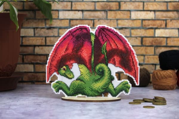 Broderikit Plastik Canvas MP Studia "Zmey Gorynych" 16x12 cm