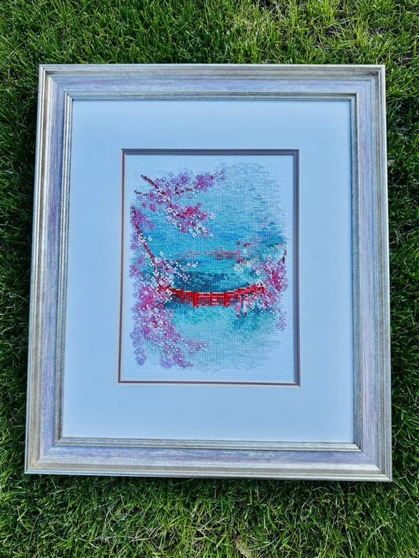 Broderikit Riolis "Sakura. Bro" 18x24 cm