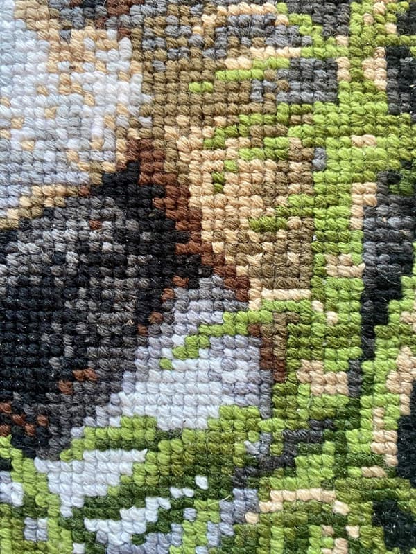 Broderikit Riolis "Panda med unge" 22x38 cm