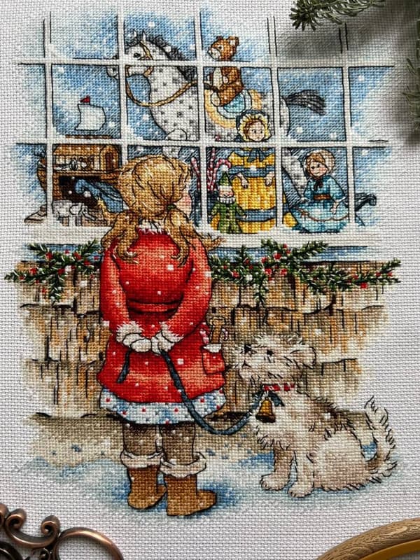 Broderikit Andriana "Et bevaret ønske" 20x26.5 cm